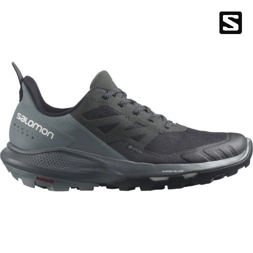 Black Salomon Outpulse GTX Women's Hiking Shoes | IE TU0594